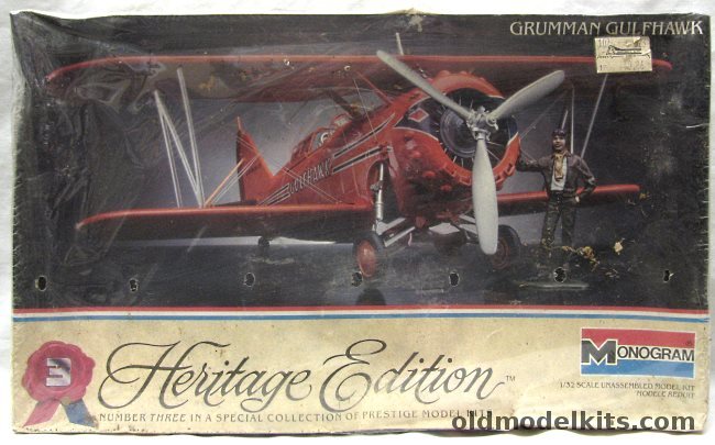 Monogram 1/32 Grumman Gulfhawk (F3F) Gulf Oil, 6053 plastic model kit